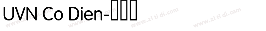 UVN Co Dien字体转换